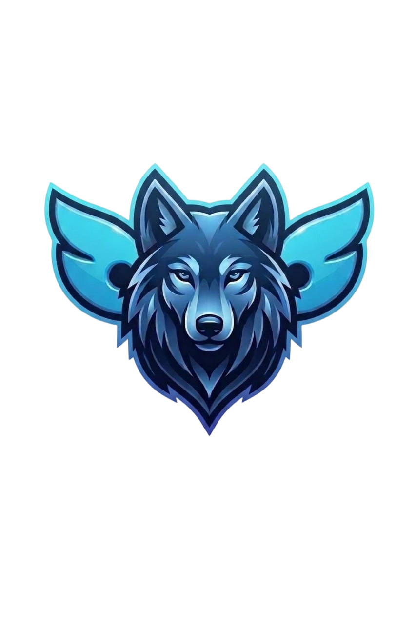 Blue Wolfpack Mascot